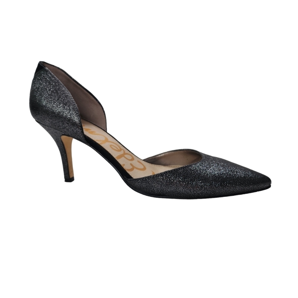 Sam Edleman Opal D'Orsay Pumps Metallic Pewter 9